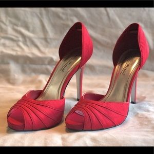 Vintage Rockabilly Anne Michelle Foxy Red Heels, 8